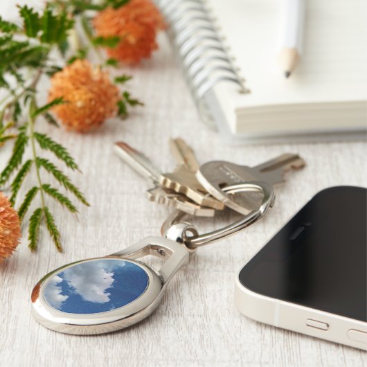 Diagonalwolken Schlüsselanhänger (Seite)