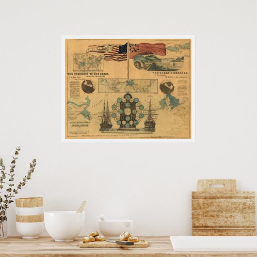 Diagramm 1858 poster (Küche)