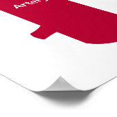 Diagramm Blutgefäße Arterien Venen Kapillaren Poster (Ecke)