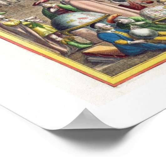 Diagramm, das die Bewegung der Planeten beschreibt Poster (Ecke)