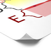 Diagramm der alkalischen Schleimschicht im Magenra Poster (Ecke)