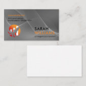 Diagramm der Bar der Raketen | Finanzen Visitenkarte (Vorne/Hinten)