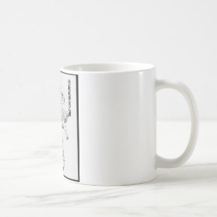 Diagramm der chinesischen Medizin Kaffeetasse
