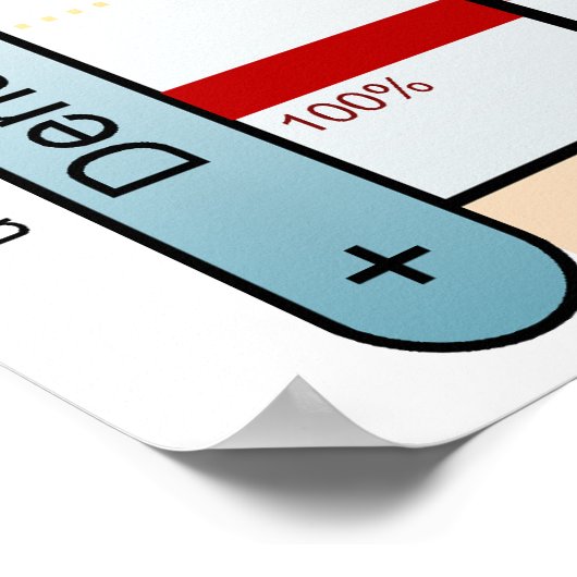 Diagramm der DNA des Meselson Stahl-Experiments Poster (Ecke)