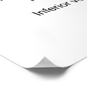 Diagramm der einzelnen Teile des menschlichen Herz Poster (Ecke)