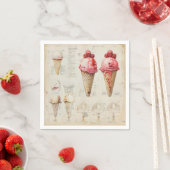 Diagramm der Eiscreme Serviette (Beispiel)