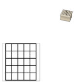 Diagramm der Gitarren-Akkorddiagramme Blank Templa Gummistempel (Stempel)