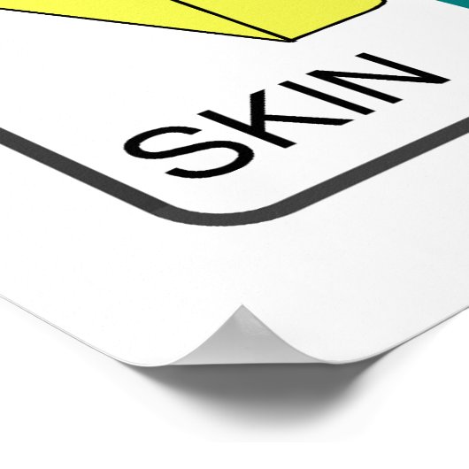 Diagramm der grundlegenden Funktionen des Nervensy Poster (Ecke)