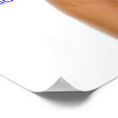 Diagramm der Hauptsymptome des Diabetes beim Mensc Poster (Ecke)