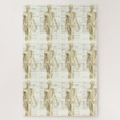 Diagramm der menschlichen Anatomie mit Labels Puzzle (Vertikal)