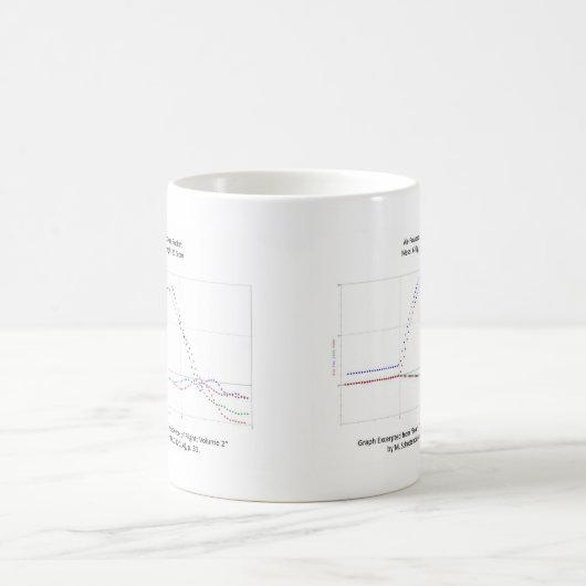 Diagramm der Rocket-Flugbahn-Tasse Kaffeetasse (Mittel)