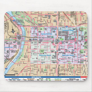Diagramm der Stadt der brüderlichen Liebe Mousepad