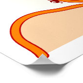 Diagramm der Zellulozytose Poster (Ecke)