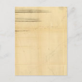 Diagramm des antarktischen Kontinents Postkarte (Vorderseite)