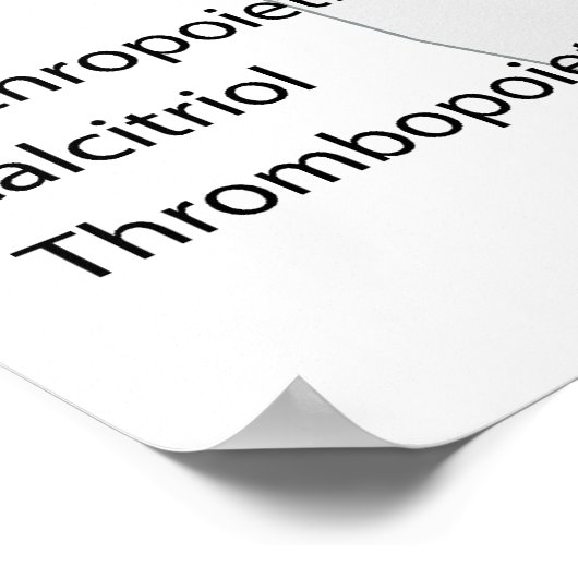 Diagramm des endokrinen Alimentariums Poster (Ecke)
