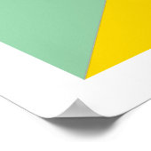 Diagramm des genetischen Codes mit Aminosäurerücks Poster (Ecke)