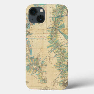 Diagramm des unteren Fluss Mississipi Case-Mate iPhone Hülle