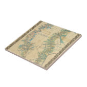 Diagramm des unteren Fluss Mississipi Fliese (Seite)