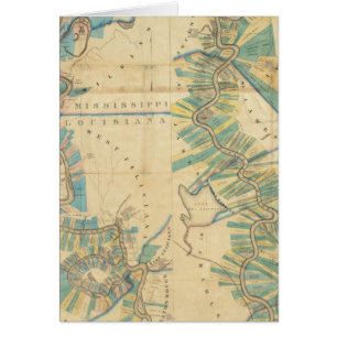 Diagramm des Unterlauf des Mississippi