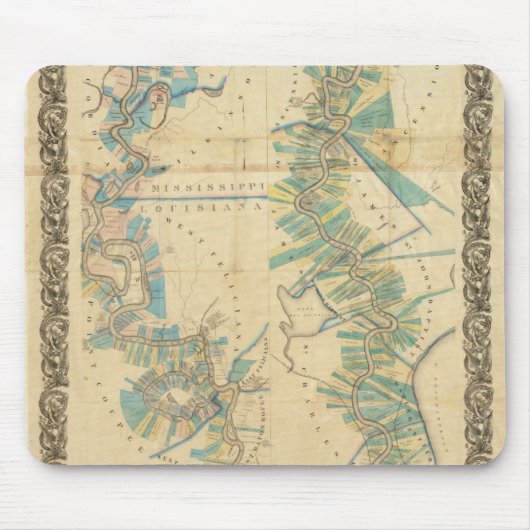 Diagramm des Unterlauf des Mississippi Mousepad (Vorne)