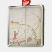 Diagramm einer Methode der Lieferung des Wassers Ornament Aus Metall (Links)