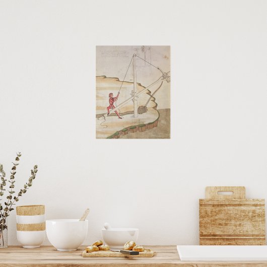 Diagramm einer Methode zur Wasserversorgung Poster (Küche)