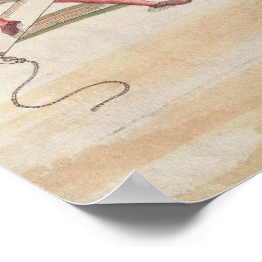 Diagramm einer Methode zur Wasserversorgung Poster (Ecke)