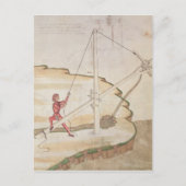 Diagramm einer Methode zur Wasserversorgung Postkarte (Vorderseite)