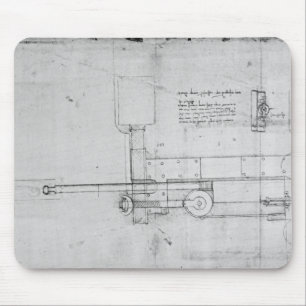 Diagramm eines mechanischen Bolzens Mousepad