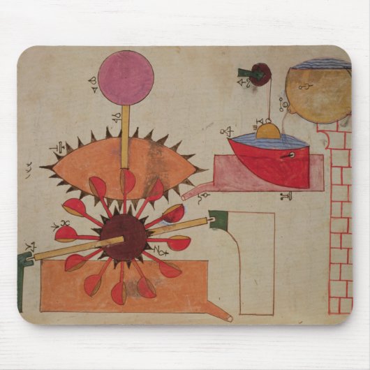 Diagramm eines Systems für pumpendes Wasser in a Mousepad (Vorne)