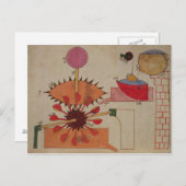 Diagramm eines Systems zum Pumpen von Wasser in ei Postkarte (Vorne/Hinten)