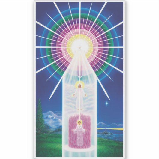 Diagramm eures göttlichen Selbst Aufkleber (Vorderseite)