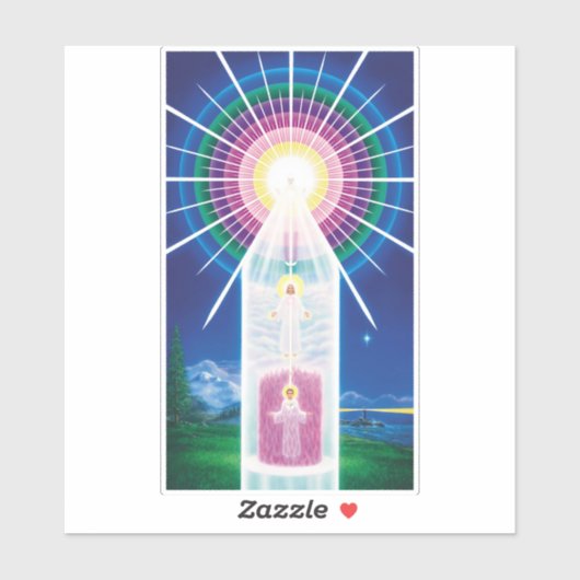 Diagramm eures göttlichen Selbst Aufkleber (Blatt)