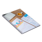 Diagramm Finanzdaten Notizblock (Rechte Seite)