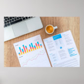 Diagramm Finanzdaten Poster (Vorne)