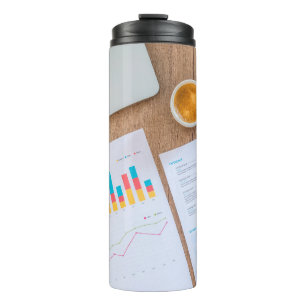 Diagramm Finanzdaten Thermosbecher