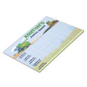 Diagramm für Personalisierte Bezeichnung und Aufga Notizblock (angewinkelt)