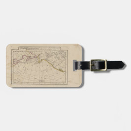 Diagramm Kapitän-James Cook von Alaska-Entdeckung Gepäckanhänger