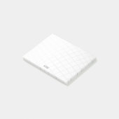 Diagramm kurvend, verblassen Sie Post-it Klebezettel (angewinkelt)