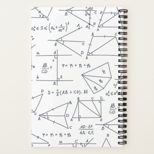Diagramm-Musterdiagramm Notizblock (Rückseite)