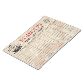 Diagramm Personalisierte Namensaufgaben Notizblock (angewinkelt)