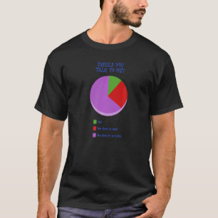 Diagramm Sollte ich sprechen T-Shirt