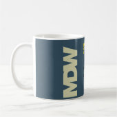 Diagramm-Tasse Chicagos mittlere Flughafen-(MDW) Kaffeetasse (Links)