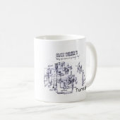 Diagramm-Tasse Kaffeetasse (VorderseiteRechts)