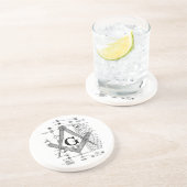 Diagramm von Freimaurergrad Getränkeuntersetzer (Seite)