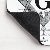 Diagramm von Freimaurergrad Mousepad (Ecke)