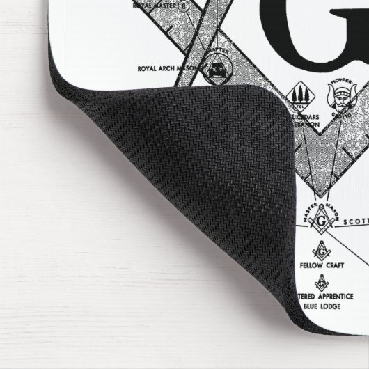 Diagramm von Freimaurergrad Mousepad (Ecke)