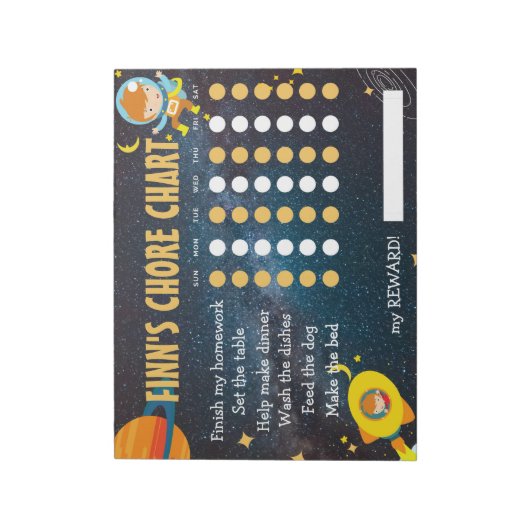 Diagramm zur Weltraumfunktion, Diagramm zur Verant Notizblock (Rotiert)