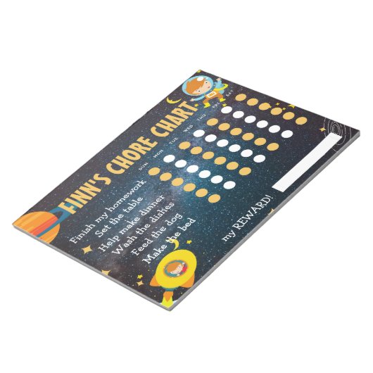 Diagramm zur Weltraumfunktion, Diagramm zur Verant Notizblock (angewinkelt)