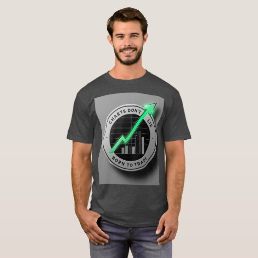 Diagramme Don't Lie - Master für technische Analys T-Shirt (Vorne ganz)